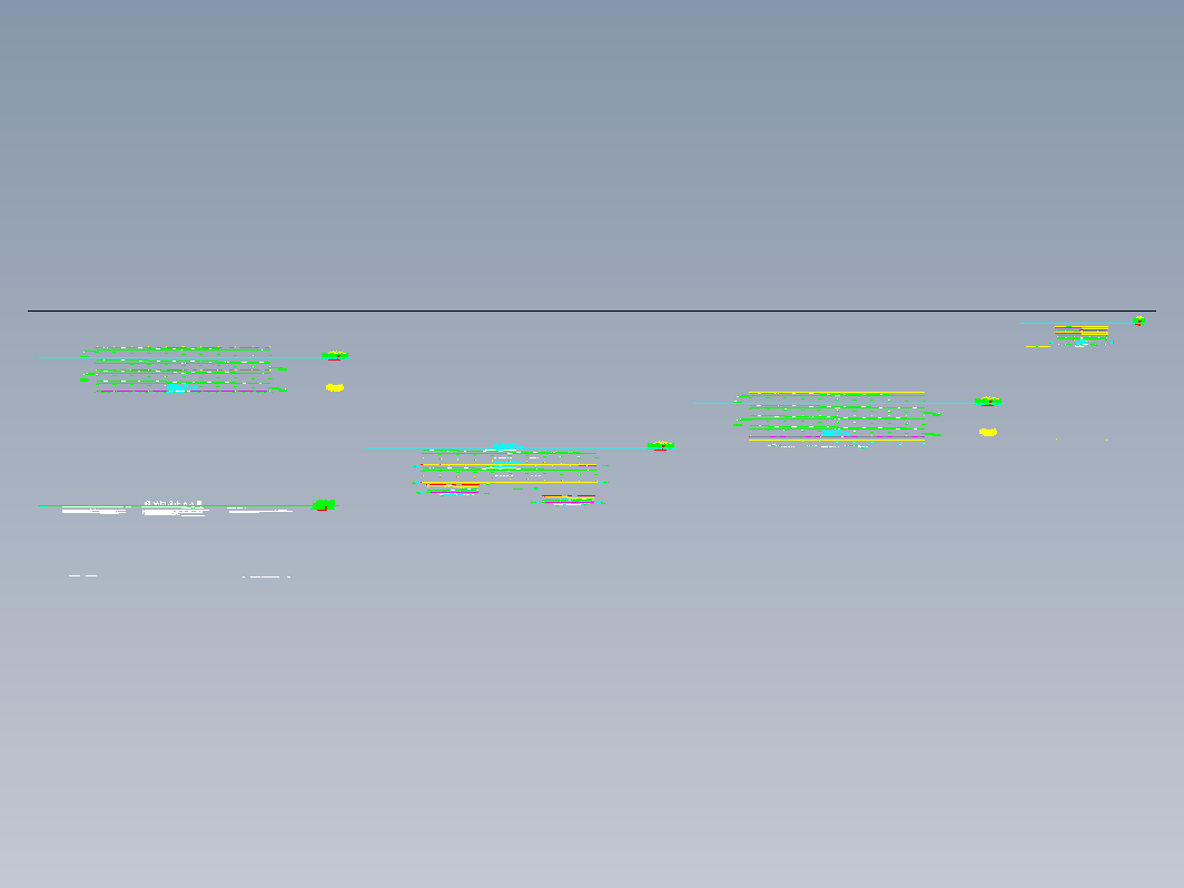 农贸市场70x19.8钢结构工程CAD