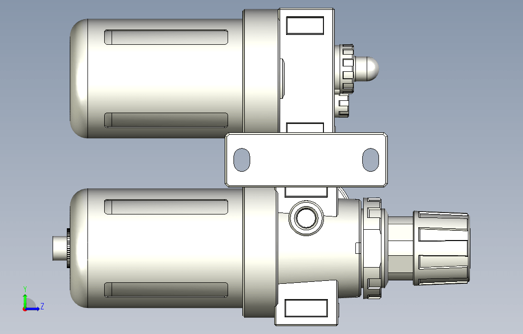 气源处理元件三点式组合3D-CFC-400-A系列