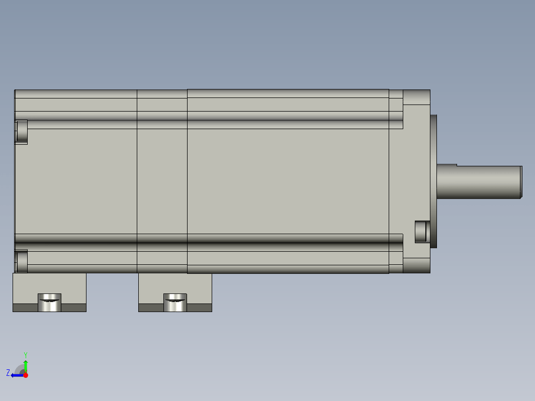 YK242EC67E1  42mm两相闭环步进电机（3D）