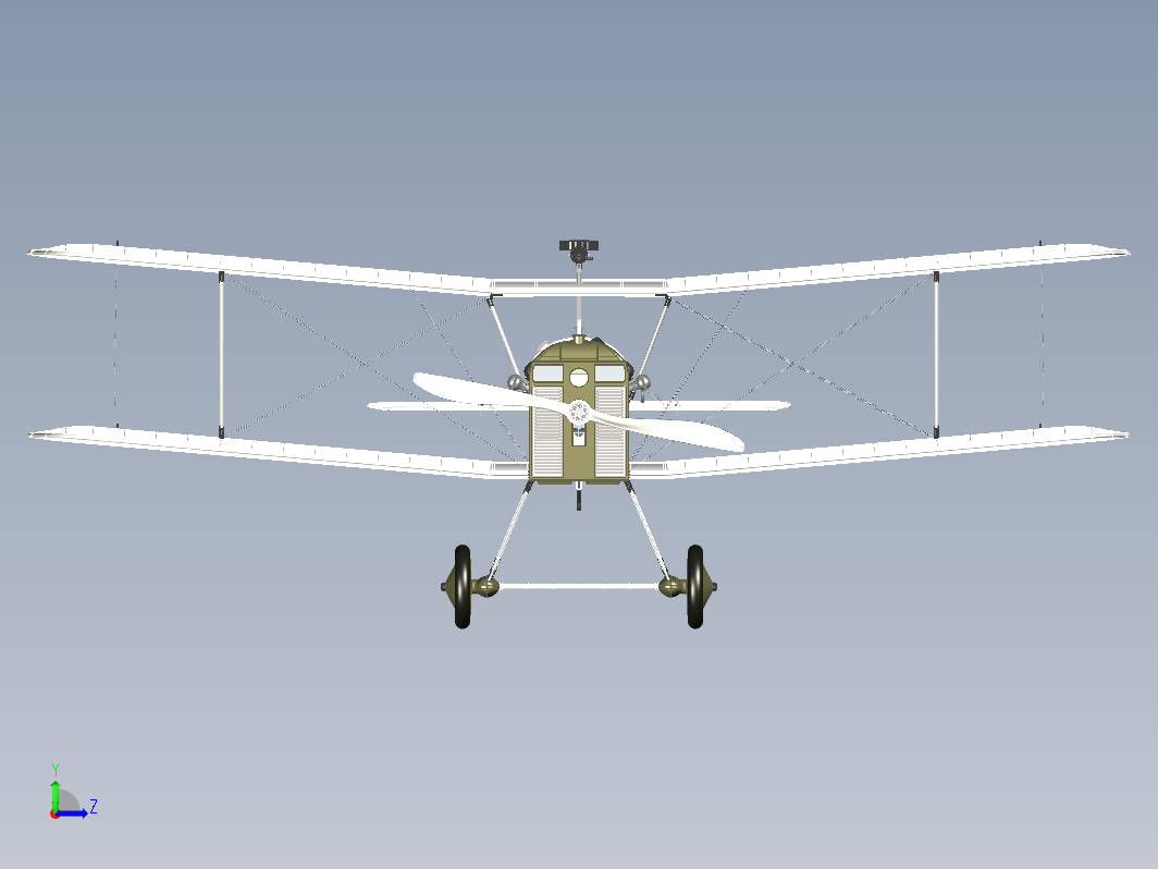 Avion Se5a双翼飞机框架