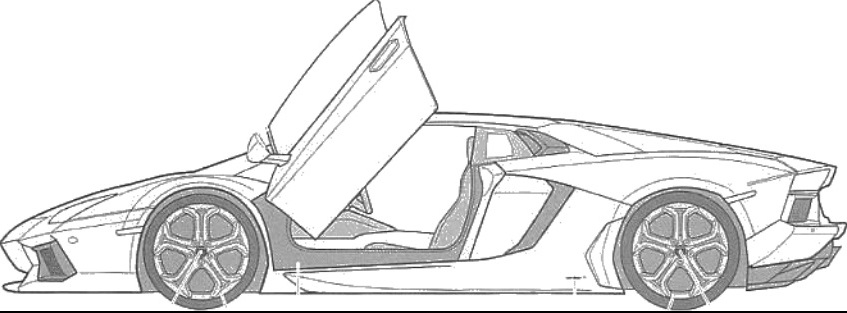 lamborghini-aventador-101跑车简易车壳