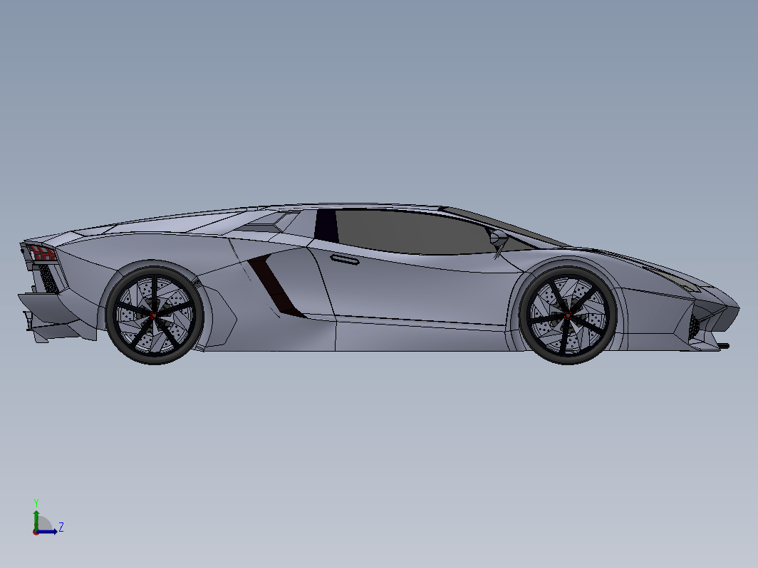 lamborghini-aventador-101跑车简易车壳