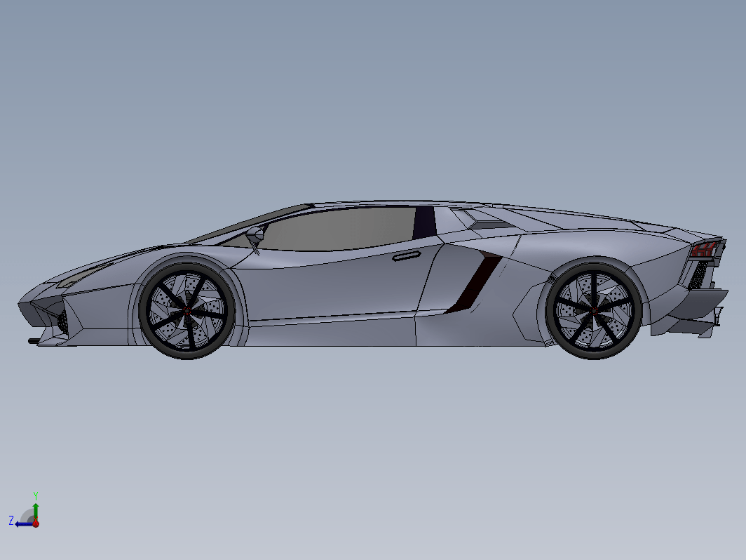 lamborghini-aventador-101跑车简易车壳