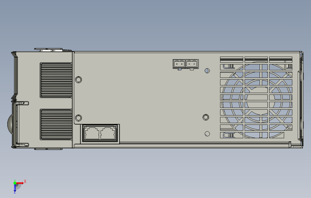 高性能多机传动驱动器STEP_B00(MD810-20M4T45G110+整机外形图)