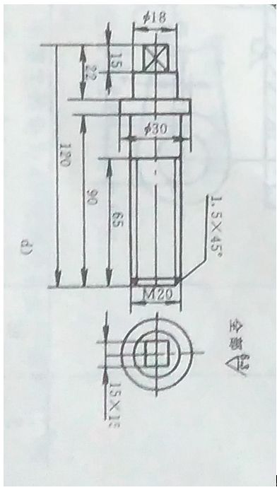 方头螺栓加工工艺及铣夹具设计 UG+CAD+说明书