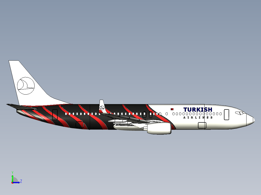 波音737-800，土耳其航空涂装