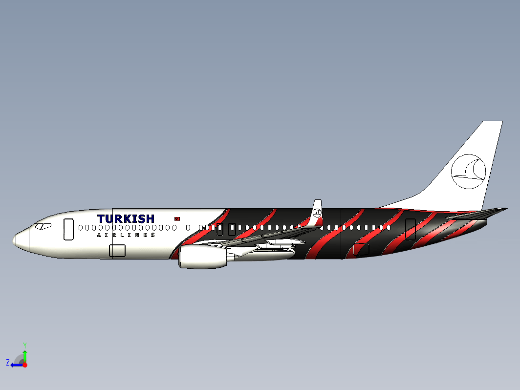 波音737-800，土耳其航空涂装