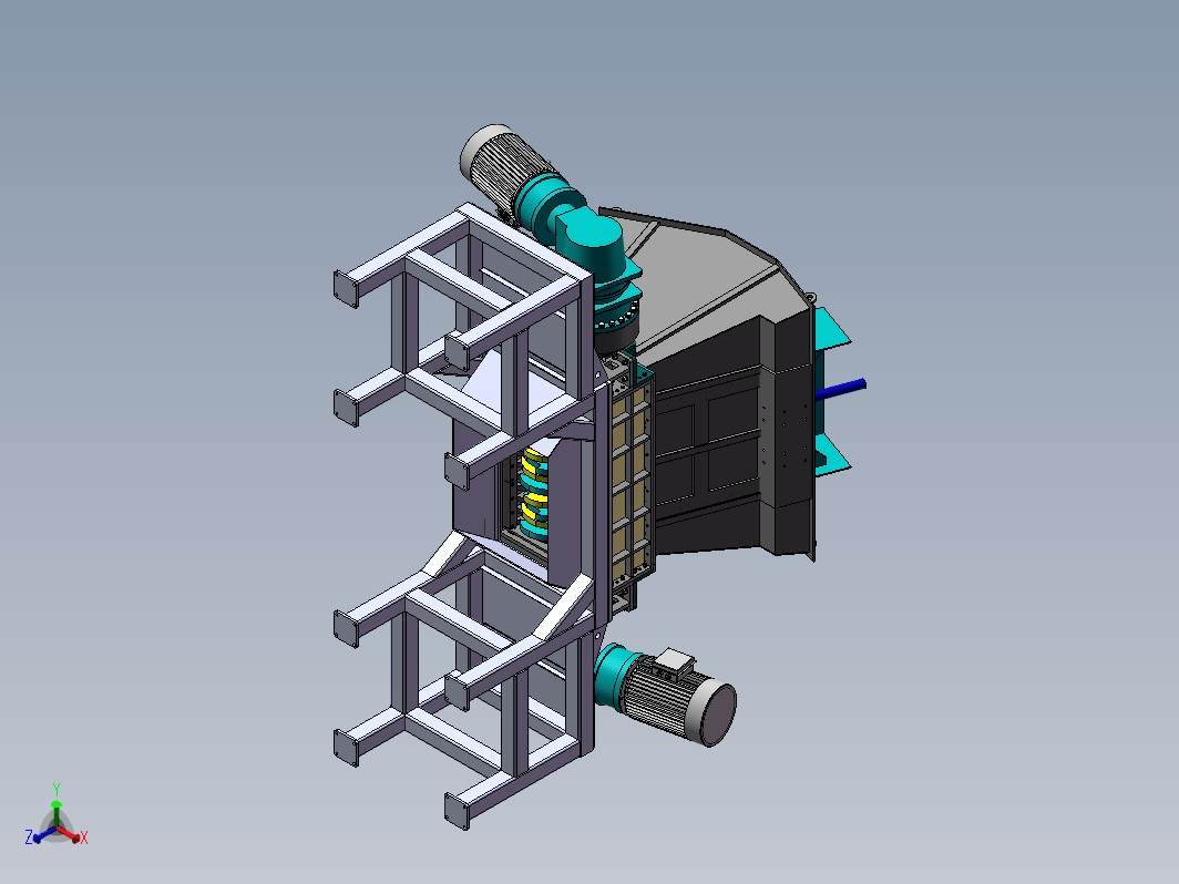 高效1600双轴撕碎机