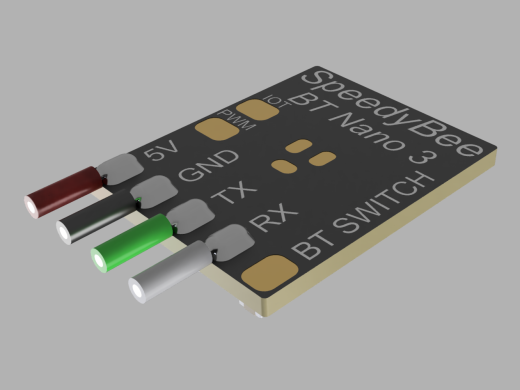 飞行控制器PCB基板模型