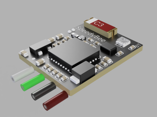 飞行控制器PCB基板模型缩略图