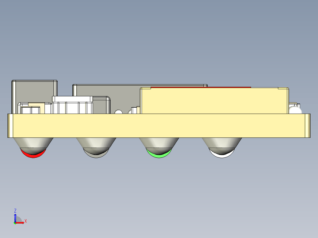 飞行控制器PCB基板模型