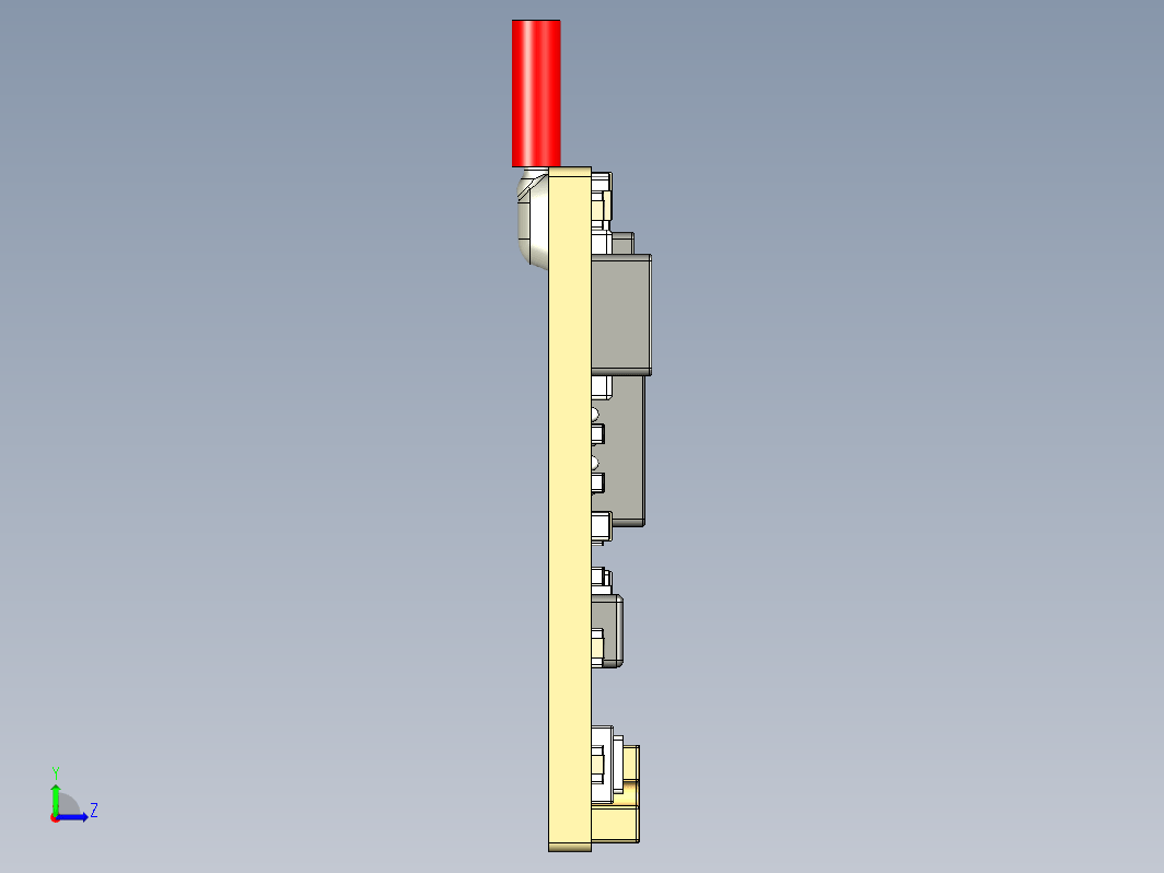 飞行控制器PCB基板模型