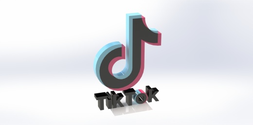 抖音TikTok Logo图标三维缩略图