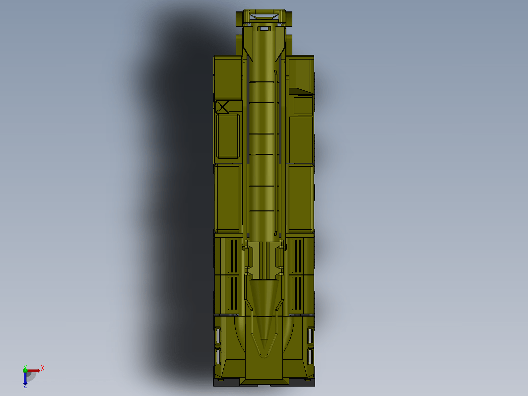 OTRK R-300导Dan发射车简易玩具