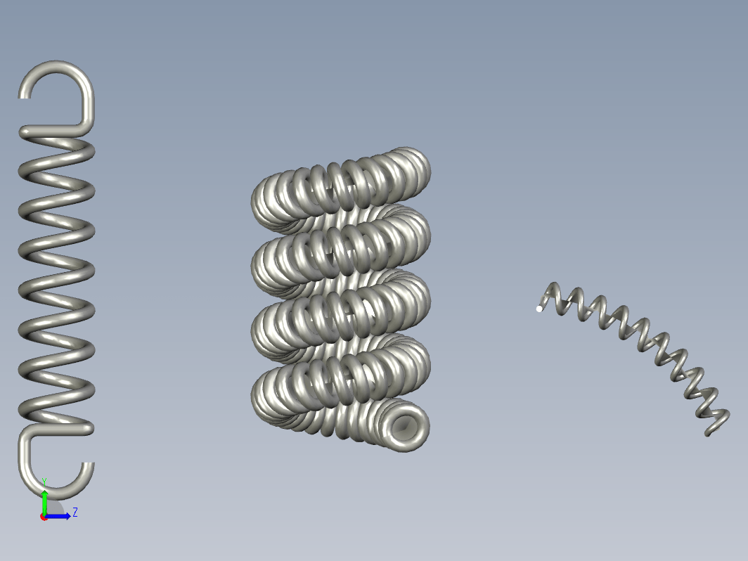 多种弹簧的画法