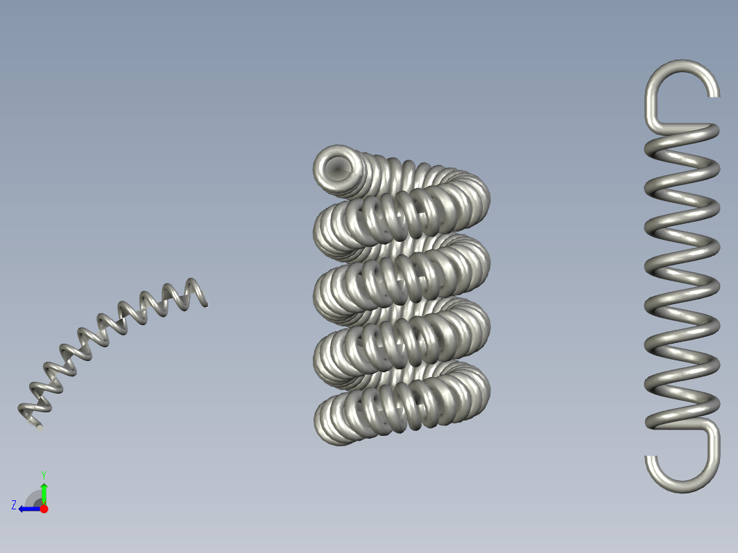 多种弹簧的画法