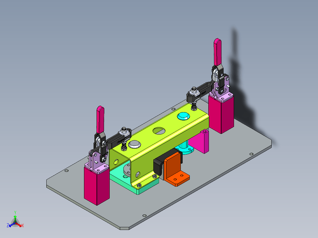 L型板和H型板焊接工装夹具