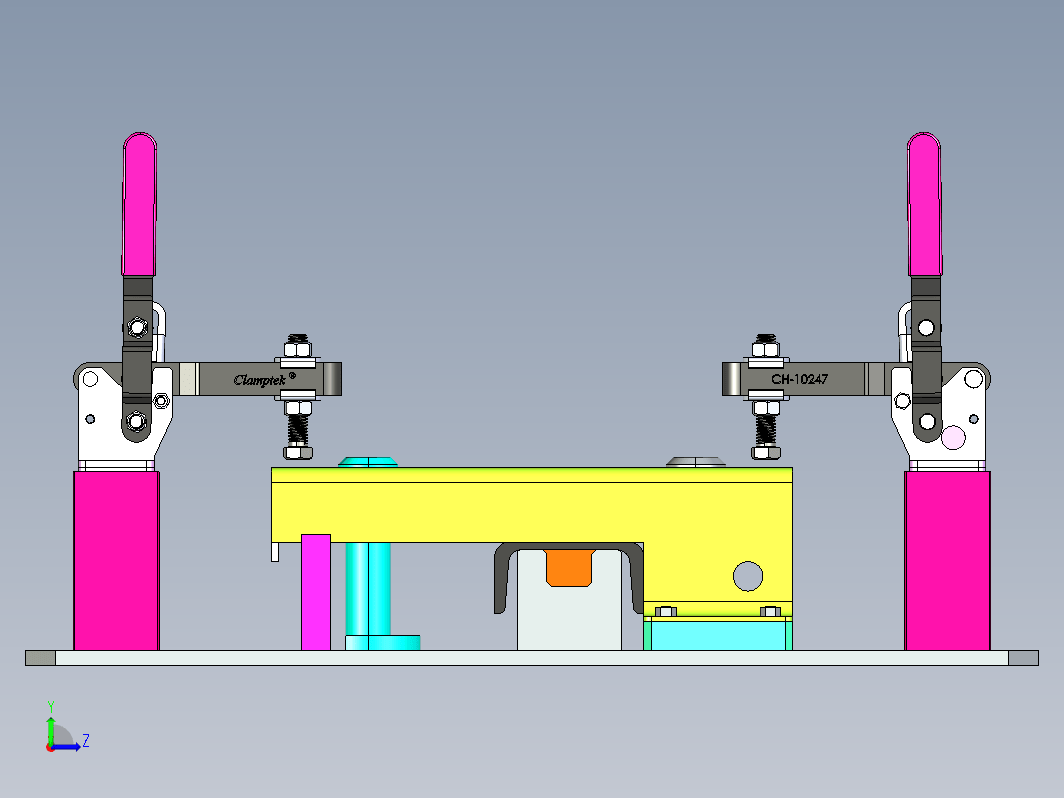 L型板和H型板焊接工装夹具