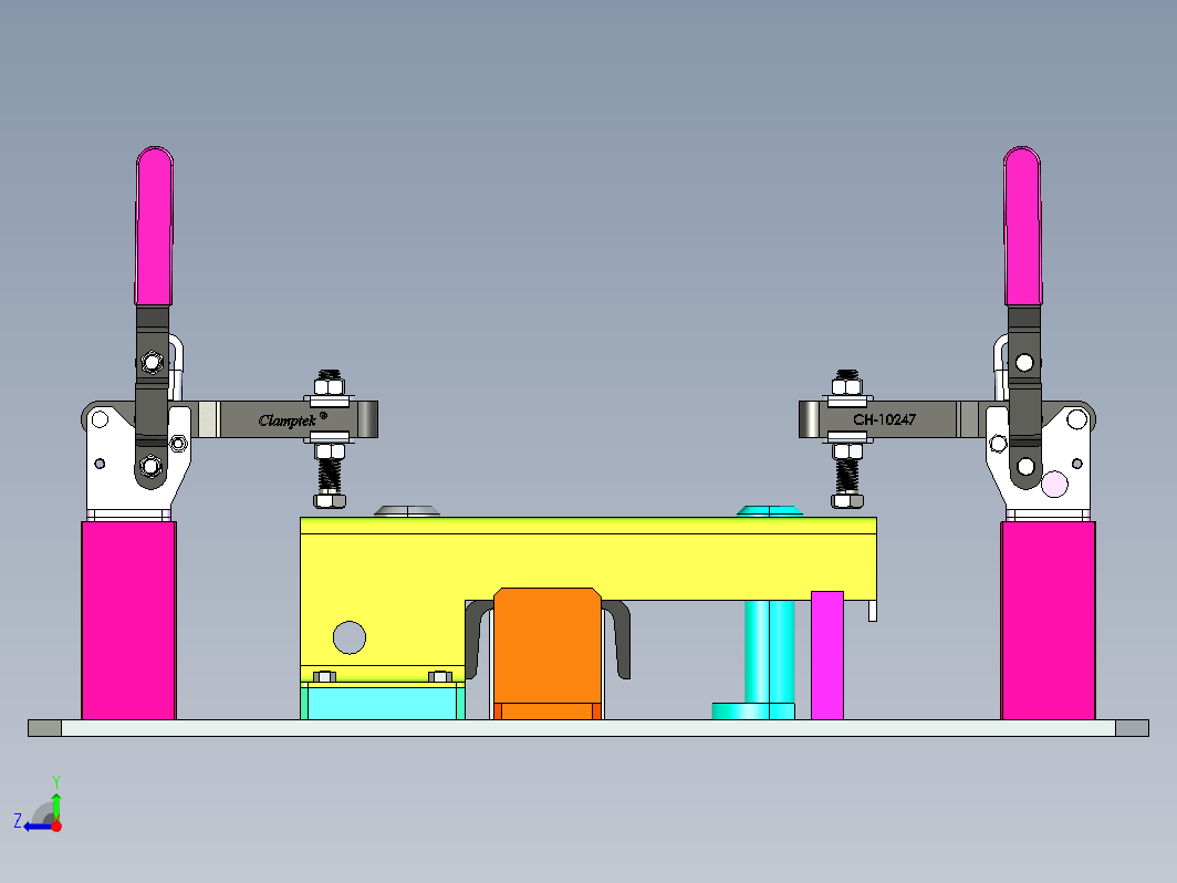 L型板和H型板焊接工装夹具