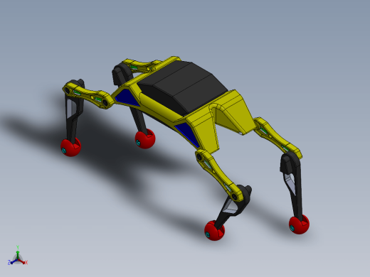 quadruped-robot四足机器人结构造型缩略图