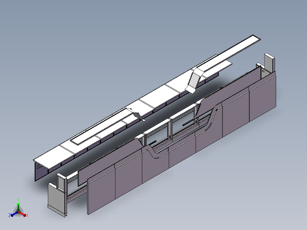 新建文件夹护士站柜子