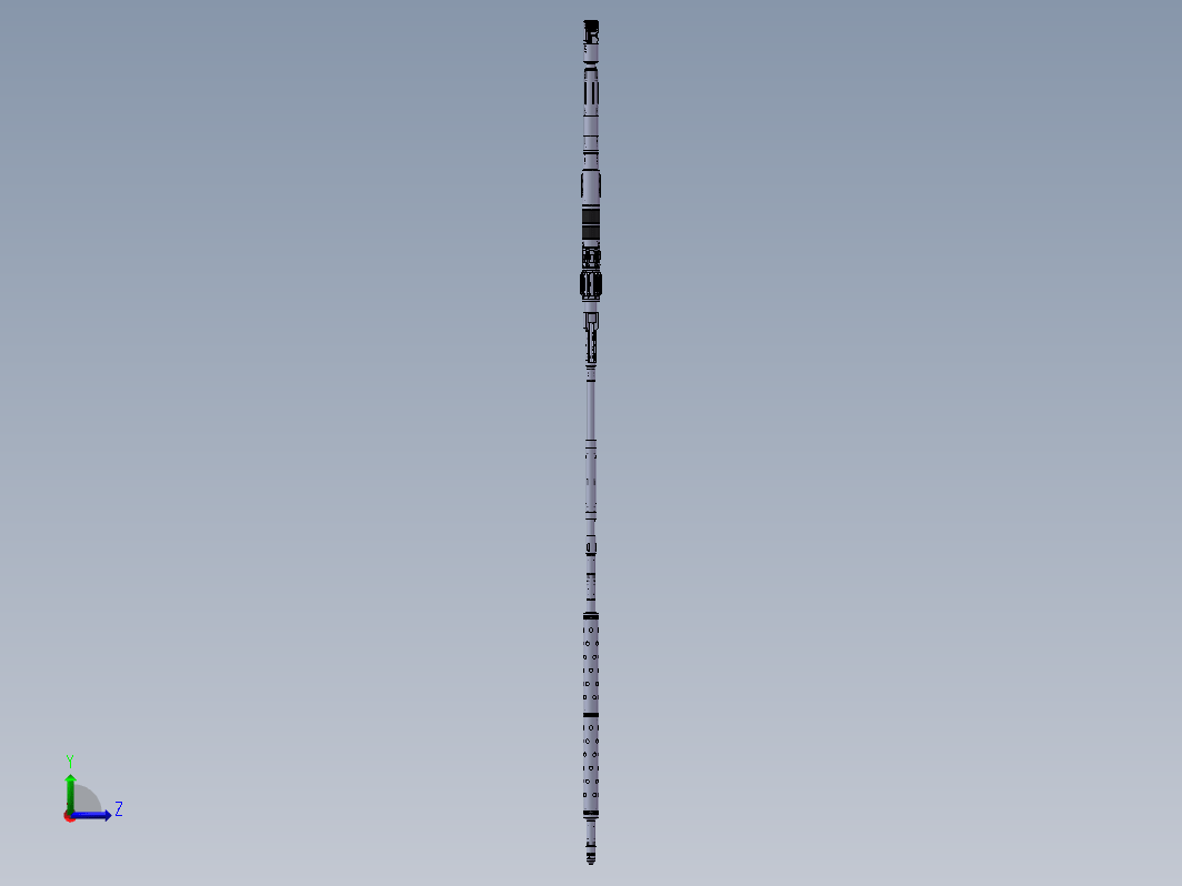 常规TCP射孔管柱三维SW2014带参