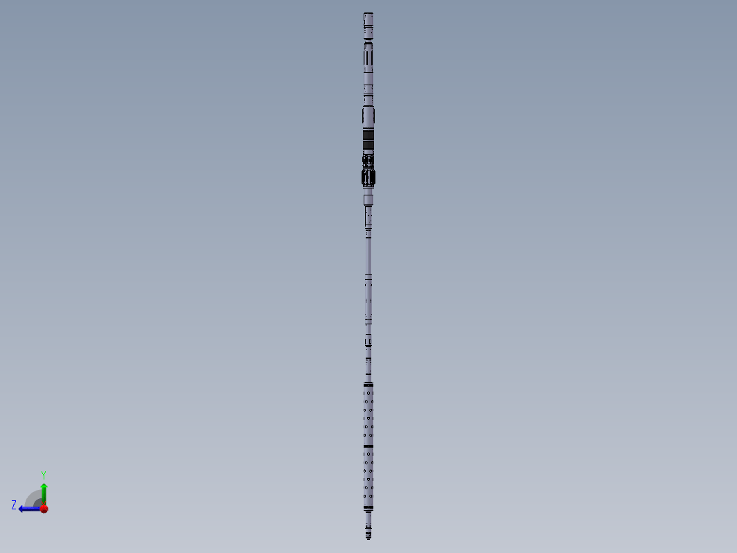 常规TCP射孔管柱三维SW2014带参