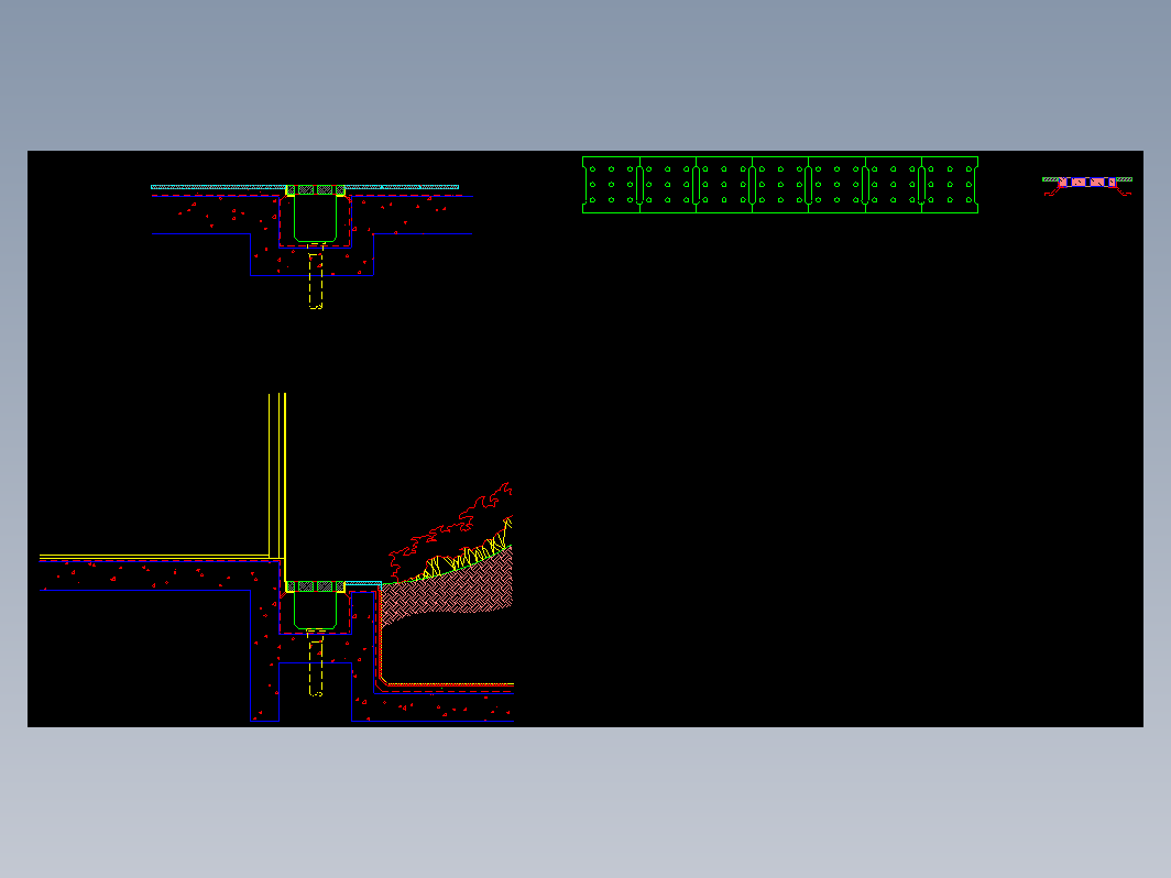 集水地沟CAD设计施工图-地沟013