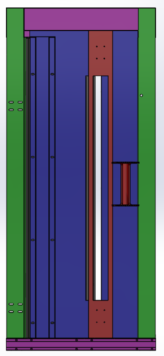 电梯门结构 Elevator door