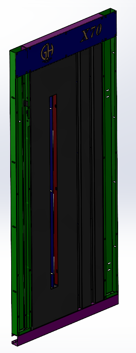 电梯门结构 Elevator door