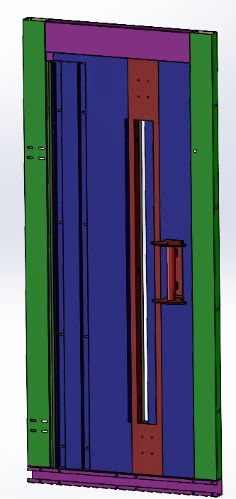 电梯门结构 Elevator door