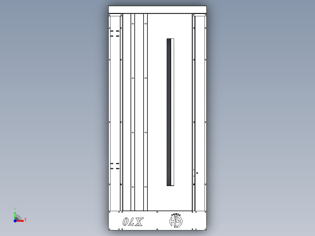 电梯门结构 Elevator door