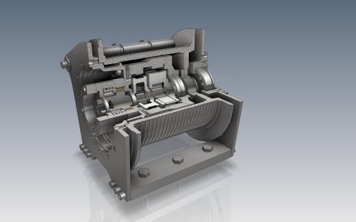 hydraulic winch液压绞车缩略图