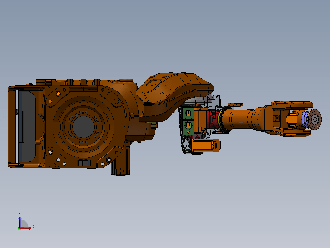 ABB机器人irb6640机械手详细结构3D图纸