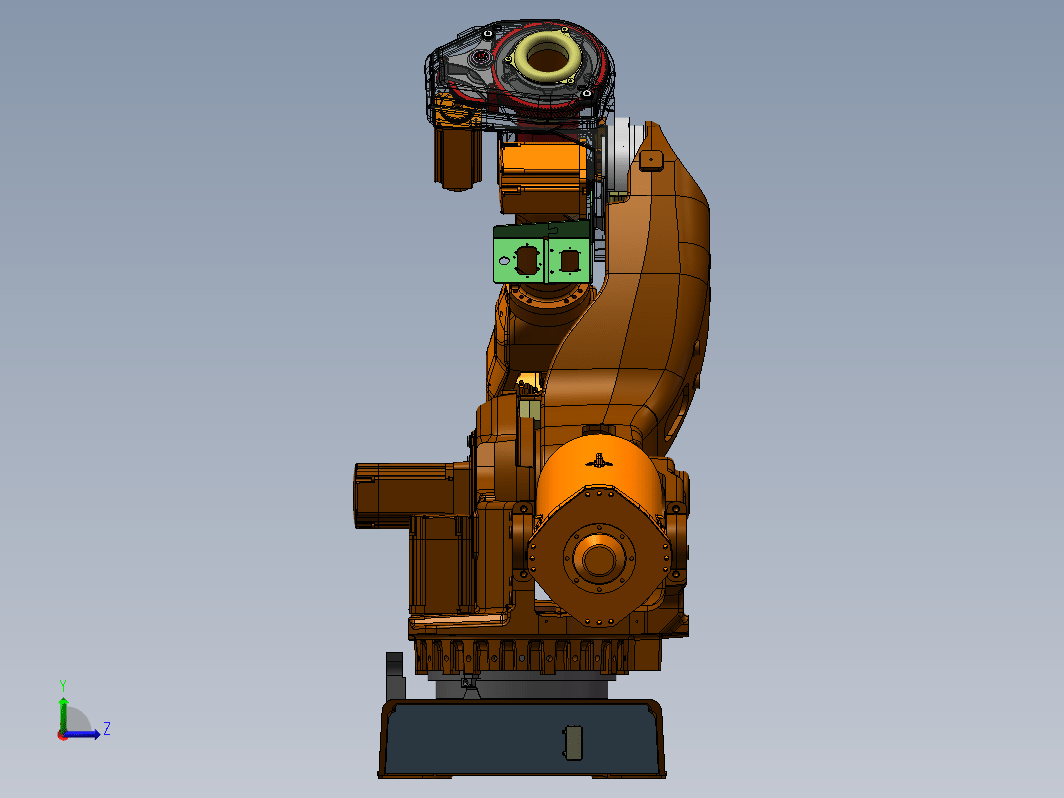 ABB机器人irb6640机械手详细结构3D图纸