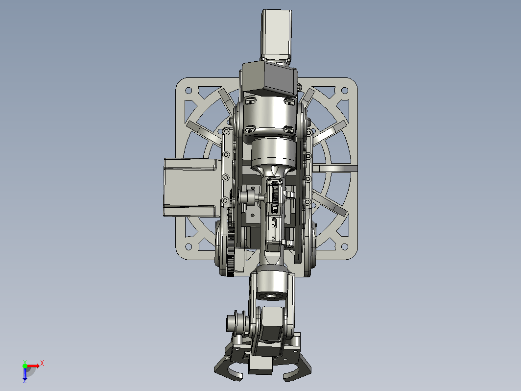 6轴步进机器人3D图纸(适合于arduino控制系统及3D打印)