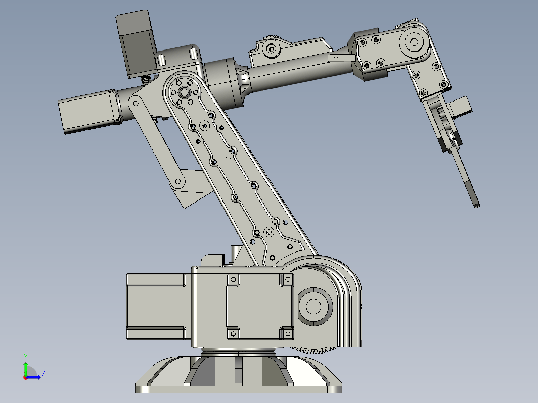 6轴步进机器人3D图纸(适合于arduino控制系统及3D打印)