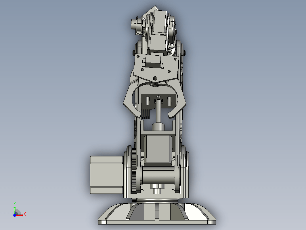 6轴步进机器人3D图纸(适合于arduino控制系统及3D打印)