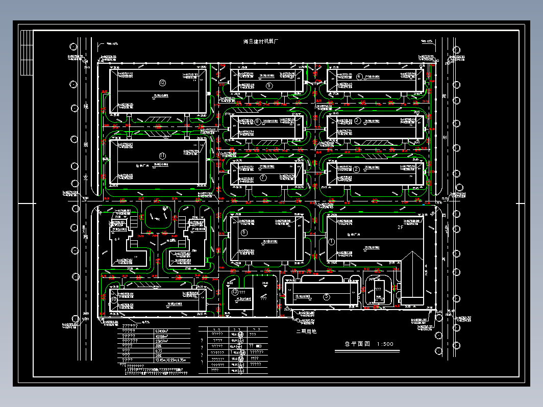 某厂区总平面图