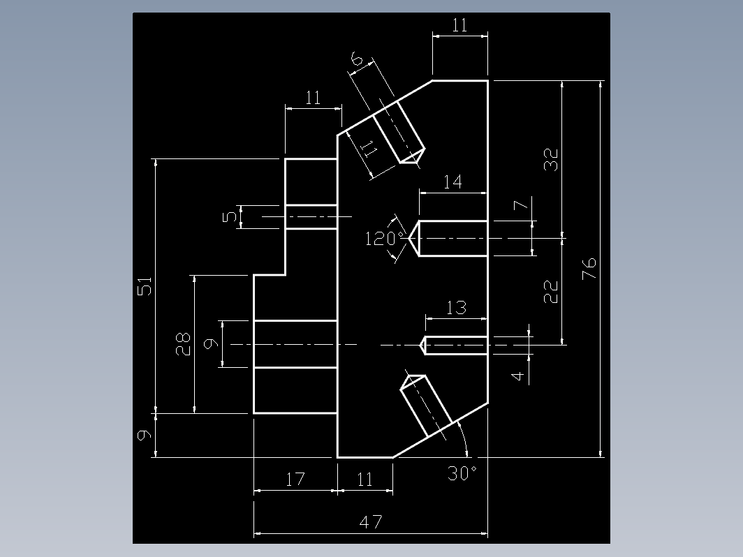 CAD机械零件图-机械制图6