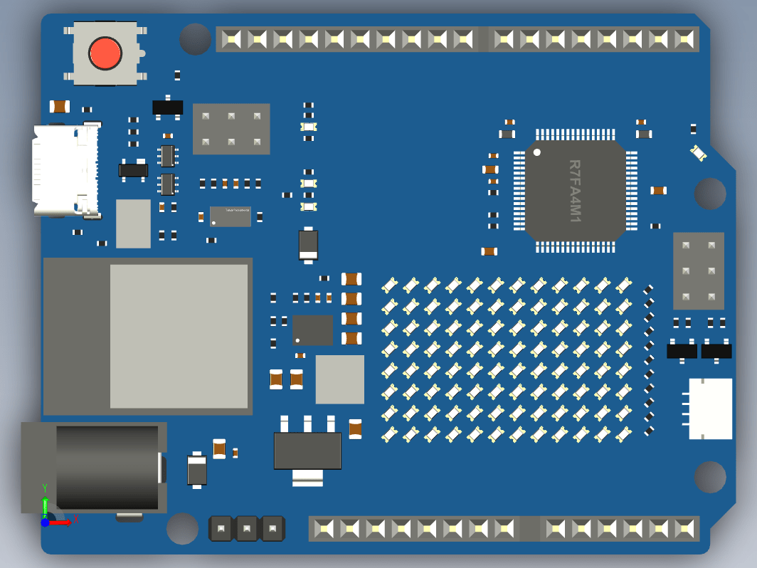 电路板 主板 arduino-uno-r4-wifi-1 3 STP