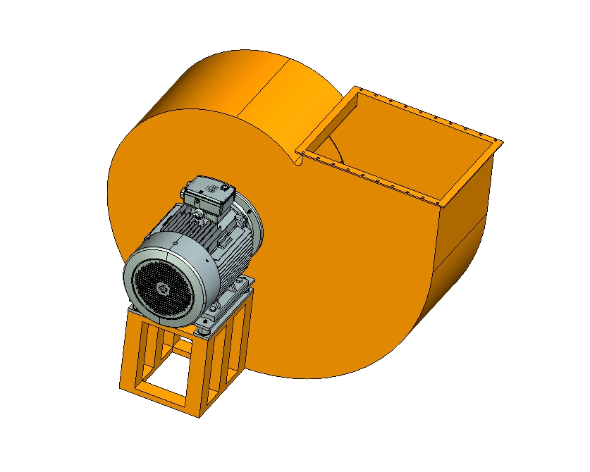 离心风机设计3D图三维UG9.0 