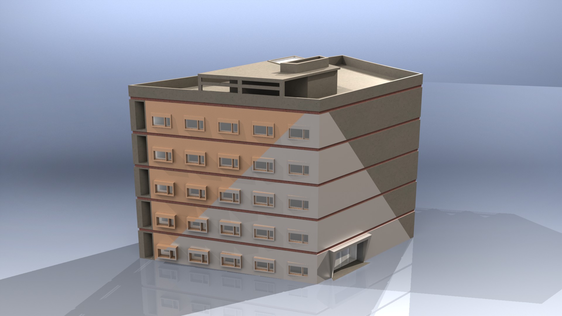 五层楼建筑大厦