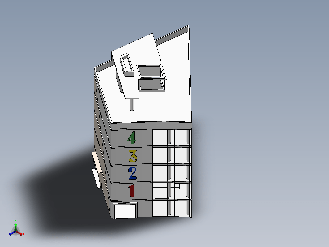 五层楼建筑大厦