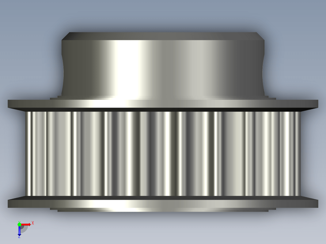 齿形皮带轮 CH16 22 5M-09--stp catia