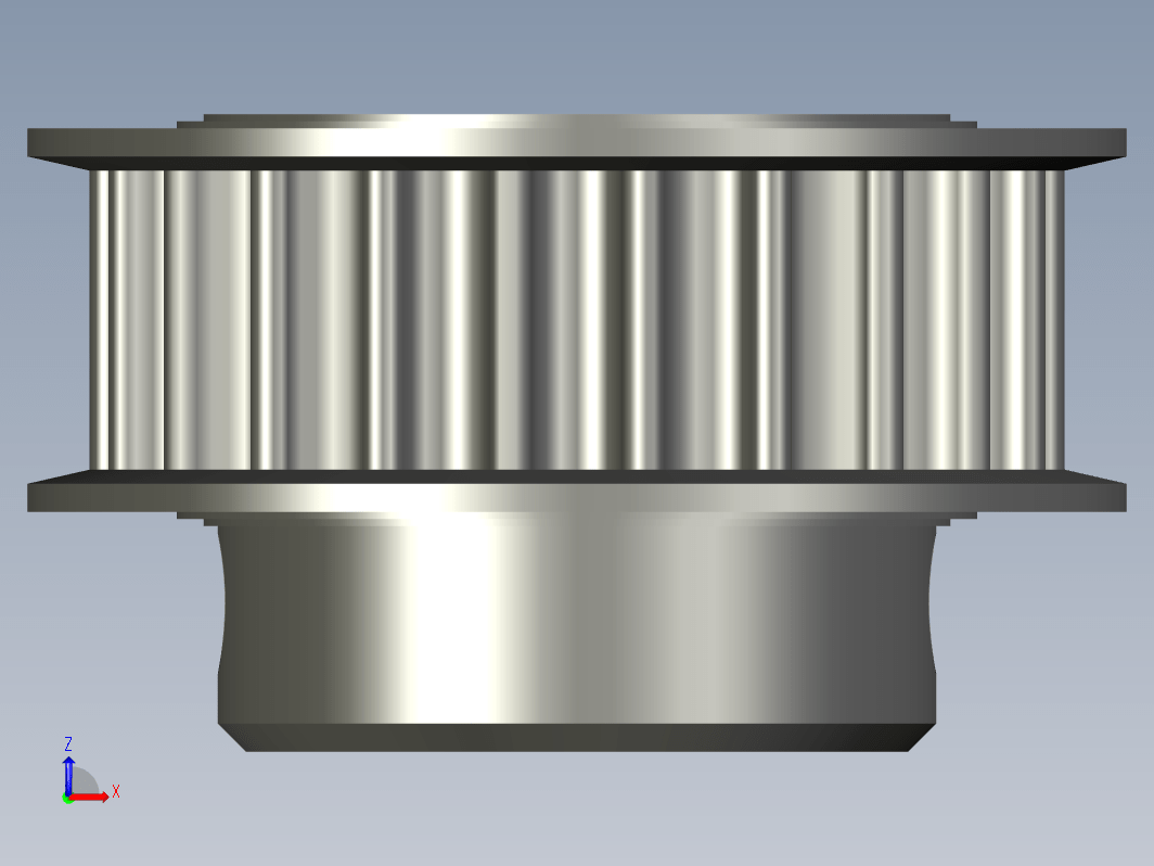 齿形皮带轮 CH16 22 5M-09--stp catia