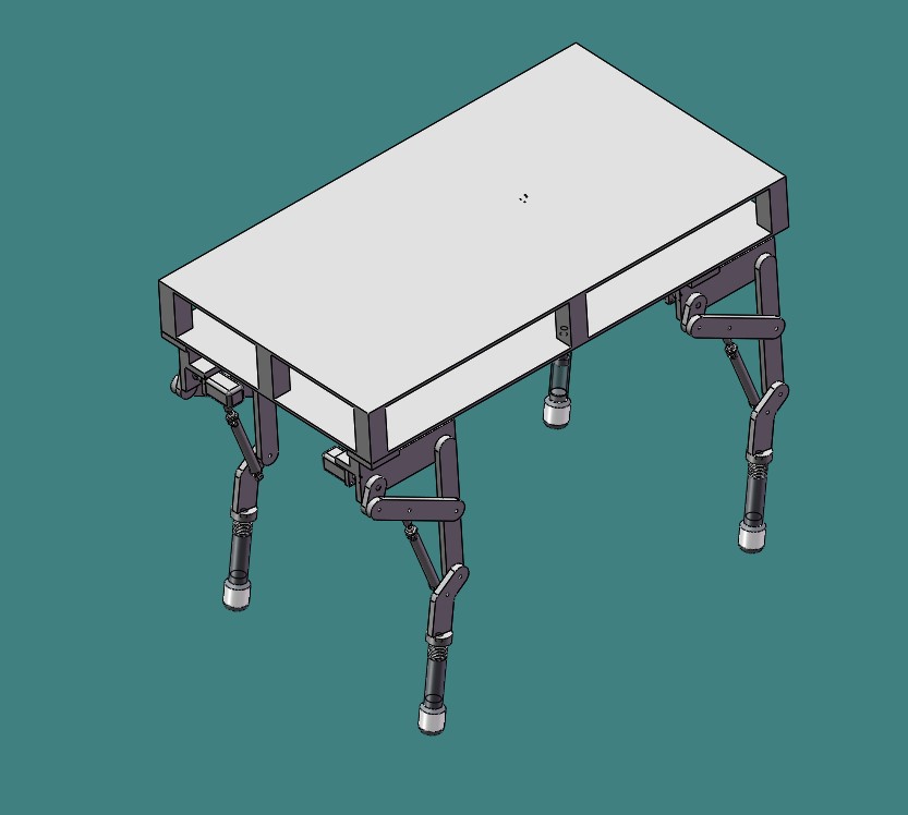 四足机器人3D设计