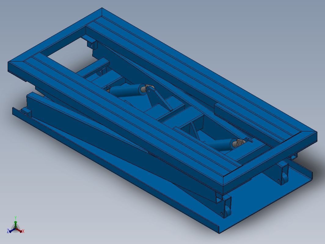 液压升降台 3D