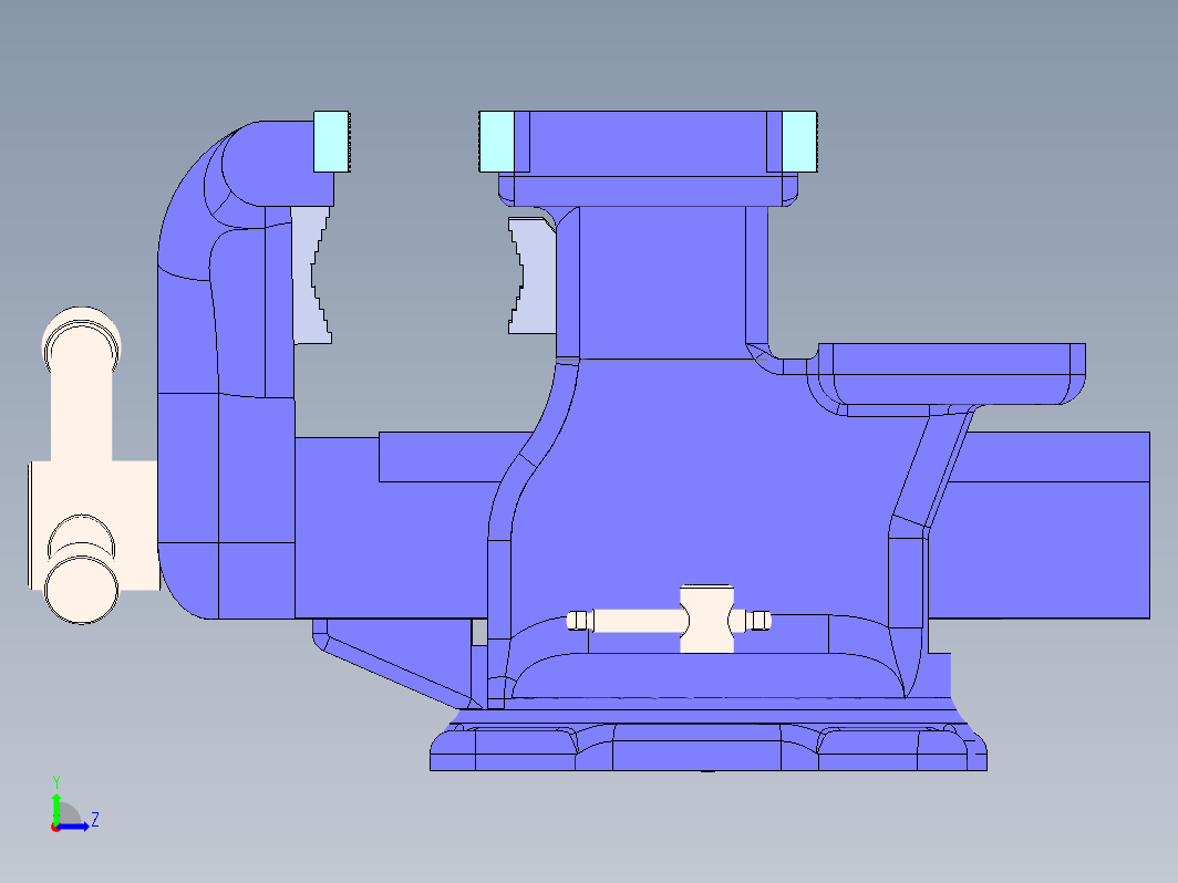 虎钳台钳卡钳-bench-vice-240 3 SW