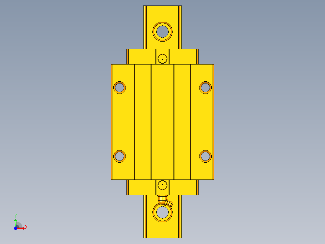 直线导轨23D图-CSK LMG All